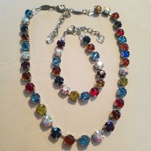 Sabika Garden Party fun choker and bracelet